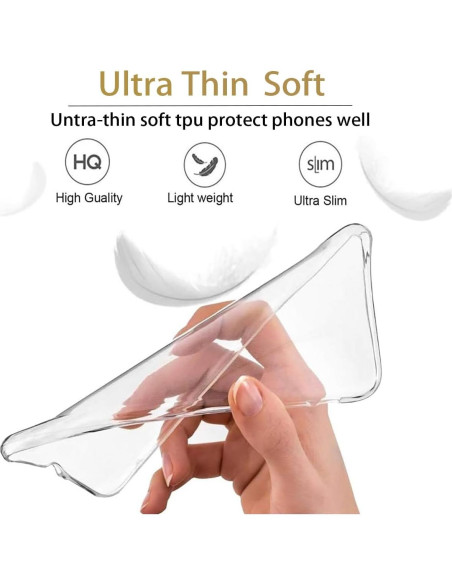 Funda TPU Transparente para LG G8X ThinQ y V50s ThinQ Funda TPU Transparente para LG G8X ThinQ y V50s ThinQ