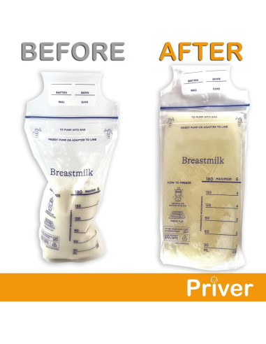 Organizador de Almacenamiento de Leche Materna Priver - Freeze Flat