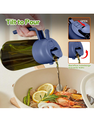 Pulverizador de Aceite YARRAMATE 470ml Verde Oscuro 2 en 1