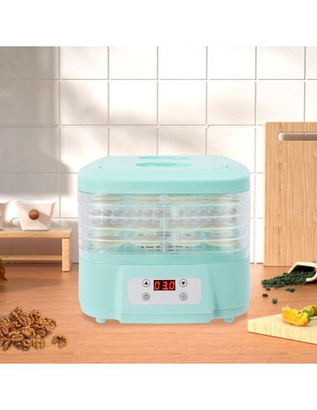 Deshidratadora de Alimentos HuaShuani 6 Niveles 200W Verde Deshidratadora de Alimentos HuaShuani 6 Niveles 200W Verde