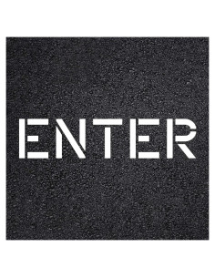 Esténcil de Entrada para Pavimento 30.48 cm Marketing Holders