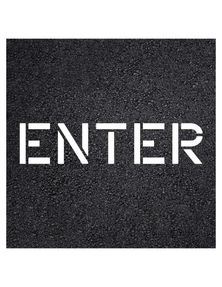 Esténcil de Entrada para Pavimento 30.48 cm Marketing Holders