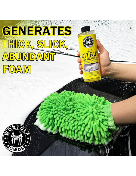 Kit de Lavado de Autos Wontolf - Jabón, Limpiador y Cepillo