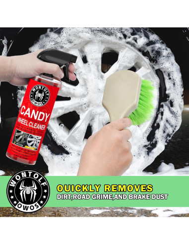 Kit de Lavado de Autos Wontolf - Jabón, Limpiador y Cepillo