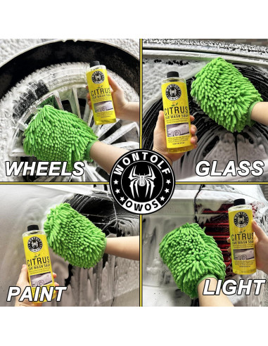 Kit de Lavado de Autos Wontolf - Jabón, Limpiador y Cepillo