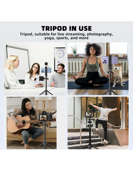 Mini Trípode Extensible BRDRC para DJI Osmo Pocket 3 y GoPro