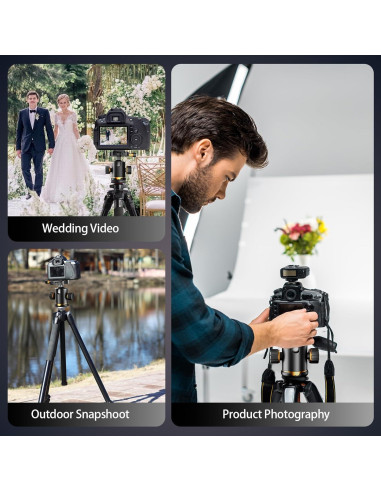 Cabezal de Bola EMART 36mm con Placa Arca 1/4'' - Carga 15kg