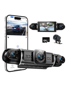 Cámara Dash 360 M CARKUMI 2K Inalámbrica con G-Sensor