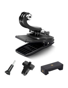 Soporte de Mochila para Cámara y Teléfono Toegewyd 360 Ajustable