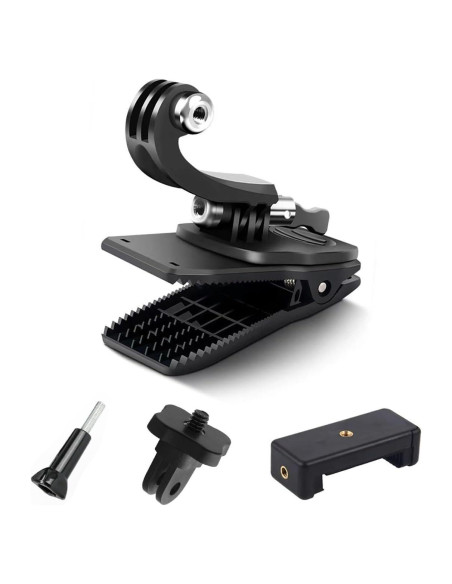 Soporte de Mochila para Cámara y Teléfono Toegewyd 360 Ajustable