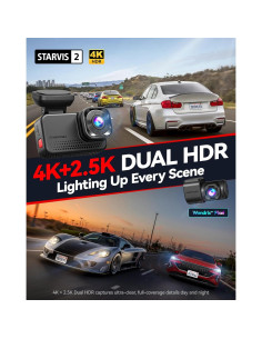 Cámara de Salpicadero REDTIGER ViewClear 70 4K+2.5K con WiFi 2