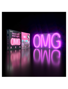 Luz de Neón Atomi OMG Rosa LED Decorativa USB 3m