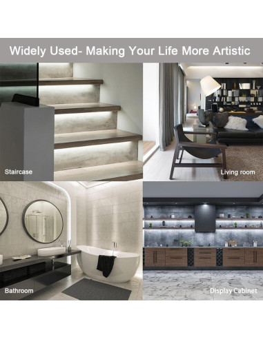 Tira de Luz LED Neón Blanca 5m XZKJ Dimmable USB Impermeable