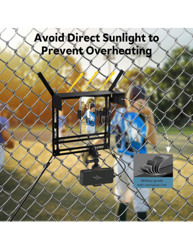 Soporte para Teléfono Móvil PEYAKO C01 con Sombrilla y Montaje