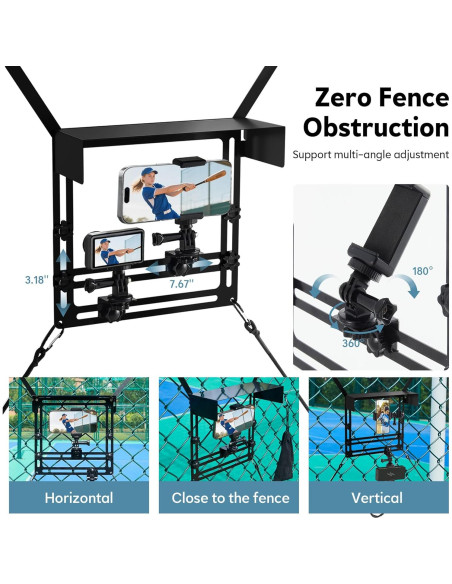 Soporte para Teléfono Móvil PEYAKO C01 con Sombrilla y Montaje