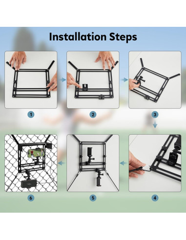 Soporte para Teléfono Móvil PEYAKO C01 con Sombrilla y Montaje