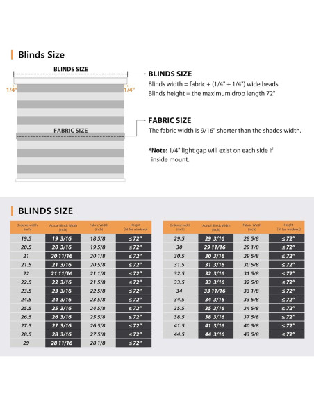 Cortinas Zebra Sin Cuerda LazBlinds 62.2x182.9 cm Beige