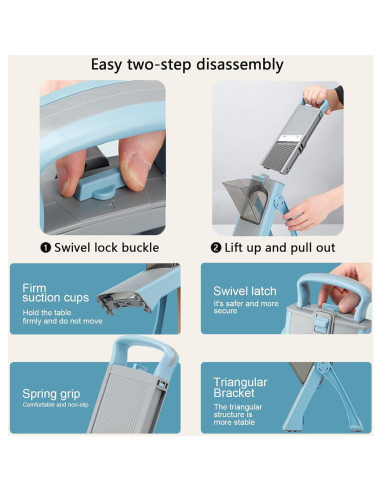 Rebanadora Mandolina Kmandaovirex Ajustable para Verduras