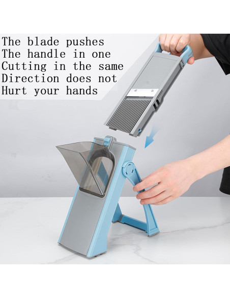 Rebanadora Mandolina Kmandaovirex Ajustable para Verduras Rebanadora Mandolina Kmandaovirex Ajustable para Verduras