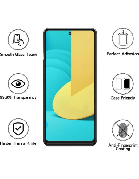 Protector de Pantalla Vidrio Templado HYGAMOCC para LG Stylo 7