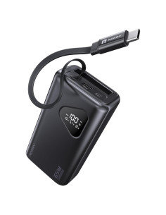 Banco de Energía RORRY 25000mAh 65W Cargador Portátil Negro