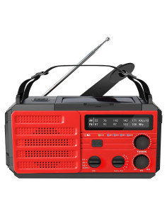 Radio de Emergencia Kaito Voyager V3 con Alerta NOAA y Linterna LED