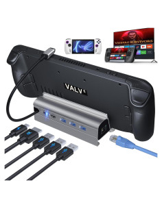 Dock de Acoplamiento B3 para Steam Deck y ROG Ally 6 en 1 HDMI 4K