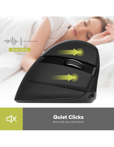 Combo Teclado Ergonómico Inalámbrico DeLUX y Ratón Vertical