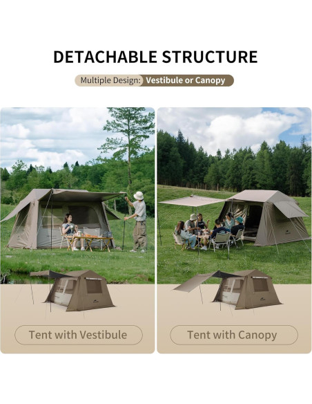 Tienda de Camping Naturehike Village 4 Personas con Base Tienda de Camping Naturehike Village 4 Personas con Base