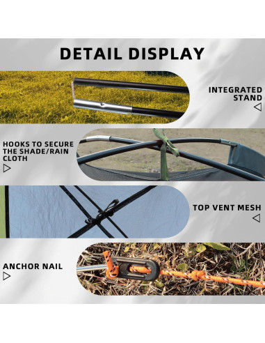 Tienda de mochilero impermeable Arctic Lemmings 3 personas 2.13x1.83m