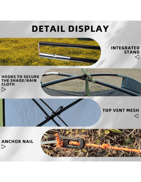 Tienda de mochilero impermeable Arctic Lemmings 3 personas 2.13x1.83m