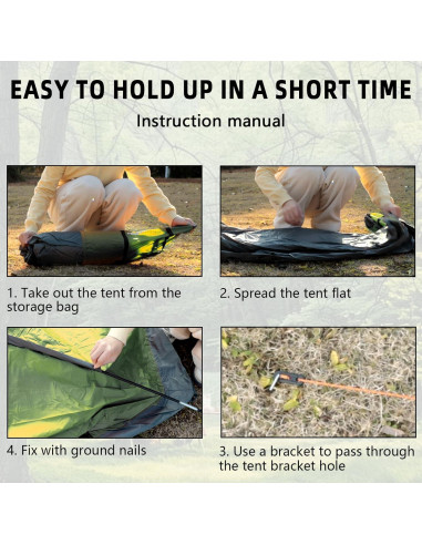 Tienda de mochilero impermeable Arctic Lemmings 3 personas 2.13x1.83m