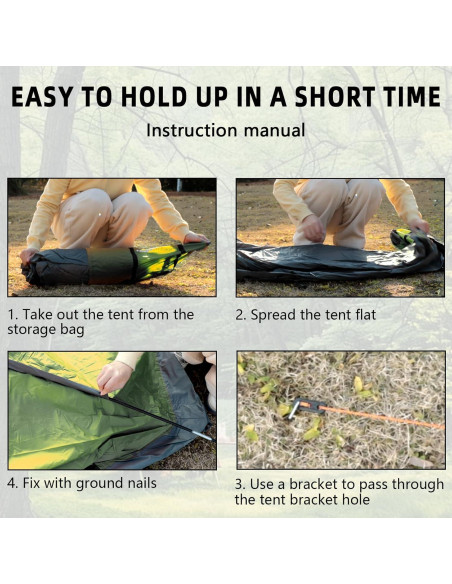 Tienda de mochilero impermeable Arctic Lemmings 3 personas 2.13x1.83m