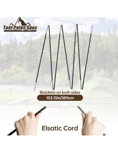 Postes de Reemplazo para Tienda Coleman Sundome 389.5 cm 2