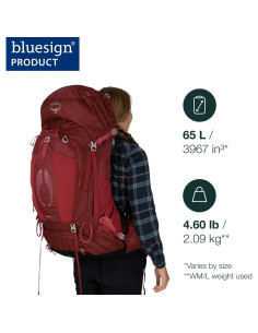 Mochila de Senderismo Osprey Aura AG 65L para Mujeres M/L 2