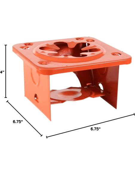 Estufa Plegable de Un Solo Quemador Rothco - Metal Rojo