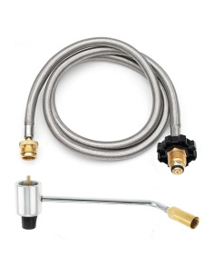 Adaptador de Manguera de Propano MOASKER 5 PIES y Regulador 5430
