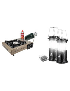 Estufa Portátil Gas One GS-3400P Doble Combustible Butano/Propano