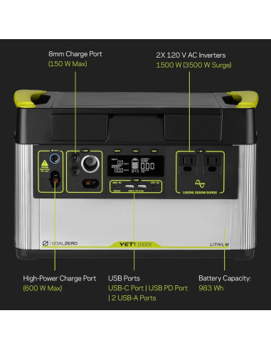 Estación de Energía Portátil Goal Zero Yeti 1000X 997Wh