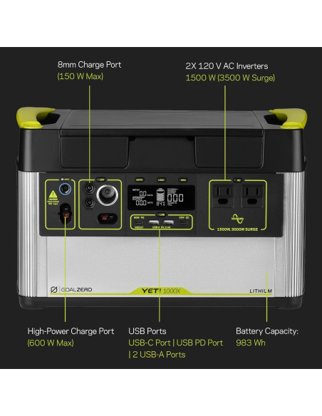 Estación de Energía Portátil Goal Zero Yeti 1000X 997Wh