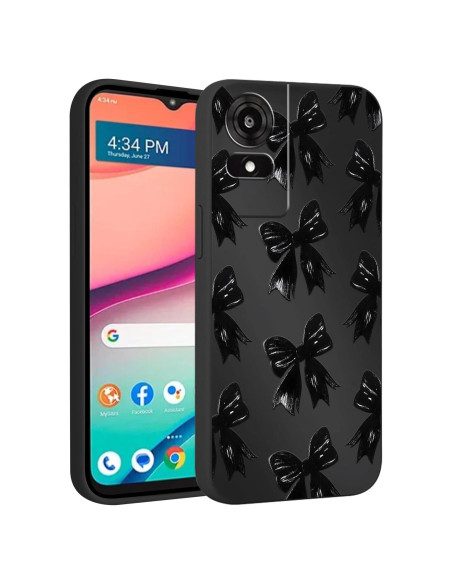 Funda de teléfono TCL k24 / TCL 50 le con lazo negro TPU