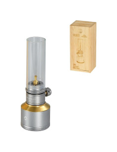 Linterna de Gas CampingMOON T-1D15 con Caja de Madera
