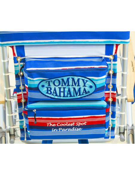 Silla de Playa Plegable Tommy Bahama Hi-Boy 43 cm 4 Posiciones
