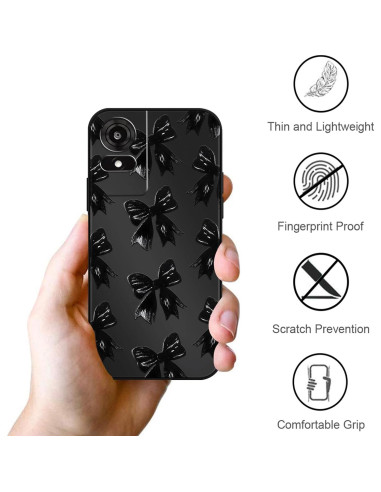 Funda de teléfono TCL k24 / TCL 50 le con lazo negro TPU