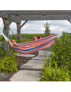 Hamaca Doble de Algodón Vivere Naranja 204 kg 365.76 cm 2