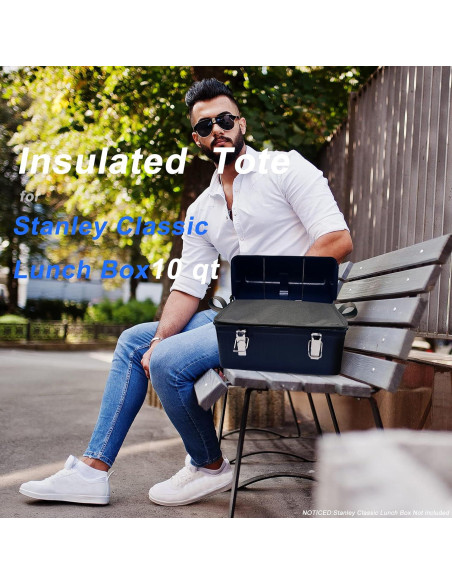 Bolsa Aislante Dtylean para Caja de Almuerzo 6L Negra