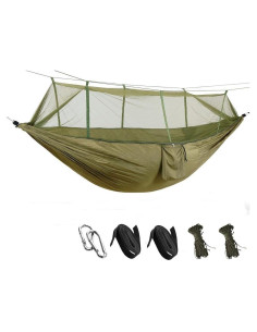 Hamaca de Camping KANCOKIT Doble con Red Antimosquitos 2.59m