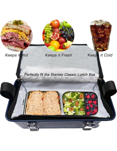 Bolsa Aislante Dtylean para Caja de Almuerzo 6L Negra