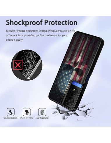 Funda TCL 50 XE 5G con Protector de Pantalla Vidrio Templado