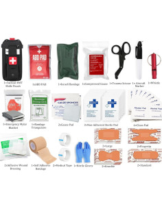 Kit de Primeros Auxilios IFAK Vviitop para Control de Sangrado 2